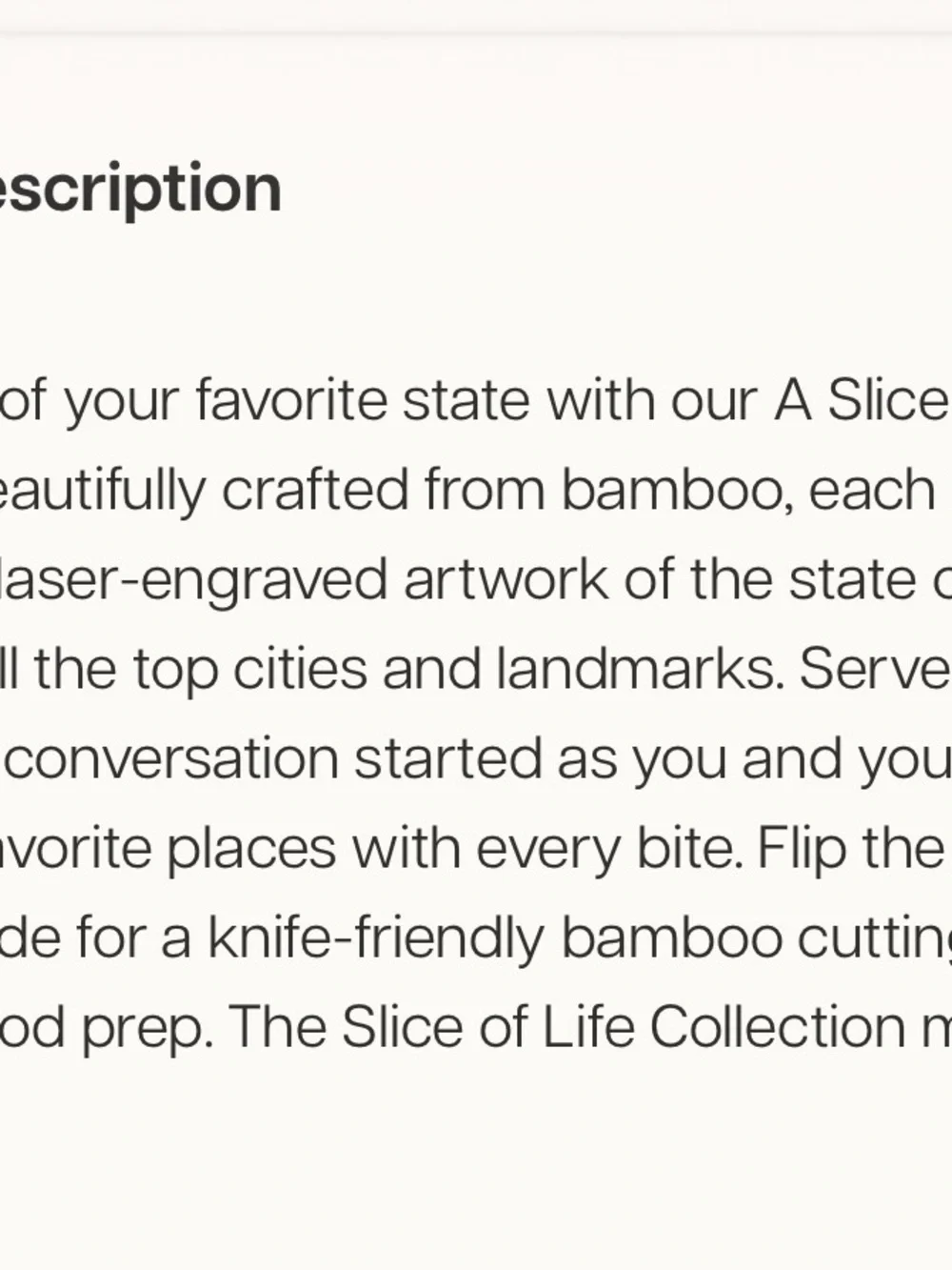 Slice of Life bamboo cutting